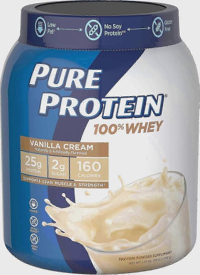 Pure protein whey protein powder, vanilla cream, 28 oz on Productcaster.