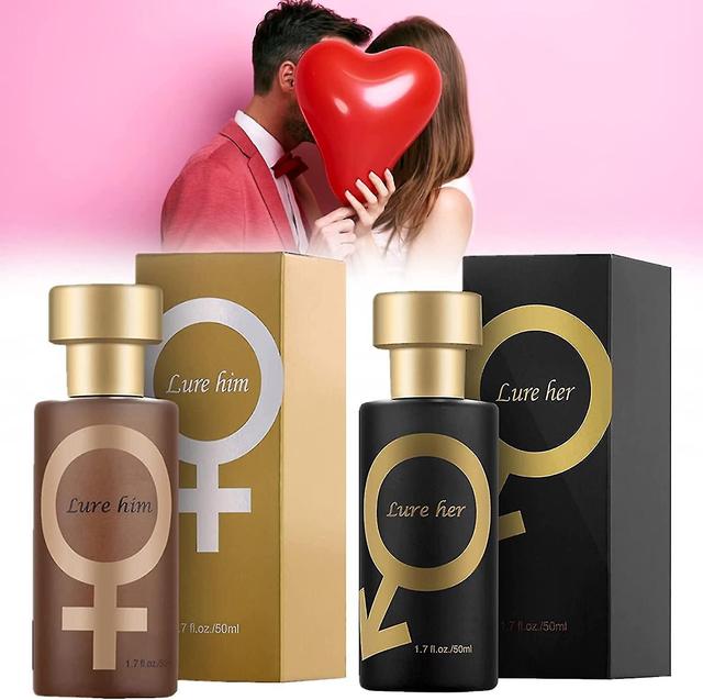 50ml Pheromones Perfume Spray For Getting Immediate Women Male Attention Premium Scent 2pcs Male And Female on Productcaster.