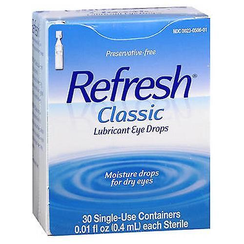 Refresh Classic Gleitmittel Augentropfen Einwegbehälter, Anzahl von 30 Stück (Packung mit 1 Stück) on Productcaster.