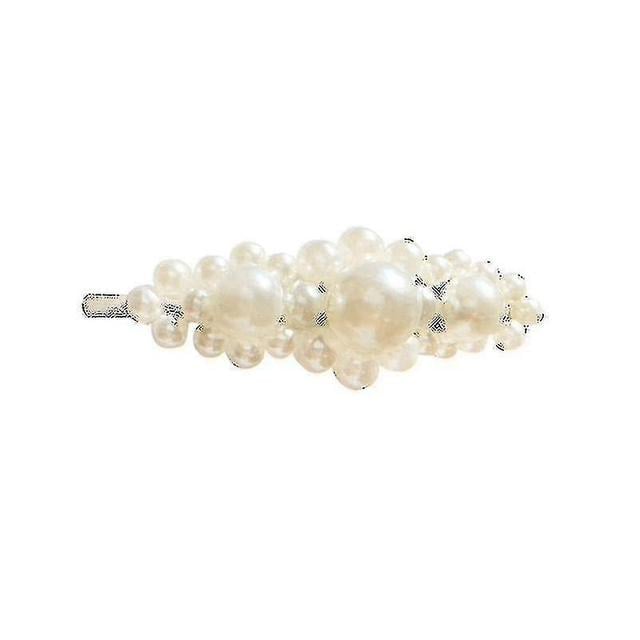 Yi Wu Shi Hao Ming Mao Yi You Xian Gong Si Adults Vintage Artificial Pearl Hair Clip on Productcaster.