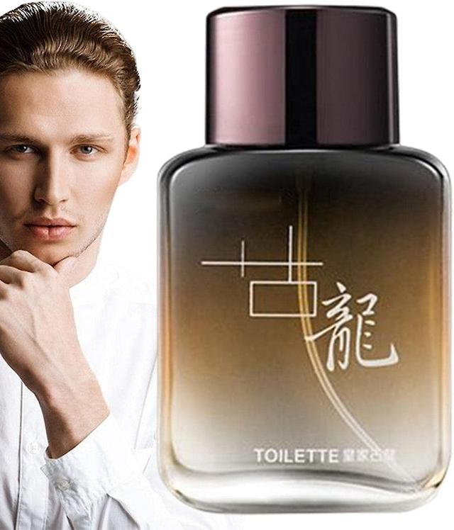 Perfume Spray For Men, Freshness Perfume With Scent Of Mandarin, Lavender, Vetiver Yellow on Productcaster.