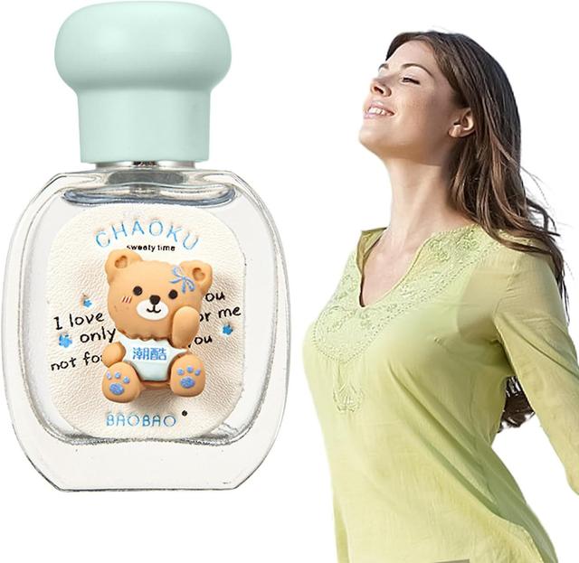 25ml Bear Shape Transparent Floral Perfume - Fruity Floral Scent, Long Lasting Fragrance Oil for Women, Ideal for Day Wear and Special Occasions on Productcaster.