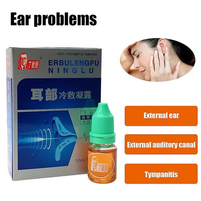 Fsu 10ml Ears Cold Compress Gel External Ear Canal Otitis Media Anti-itch Liquid Swelling Chinese Herbal Medicine Health Care on Productcaster.