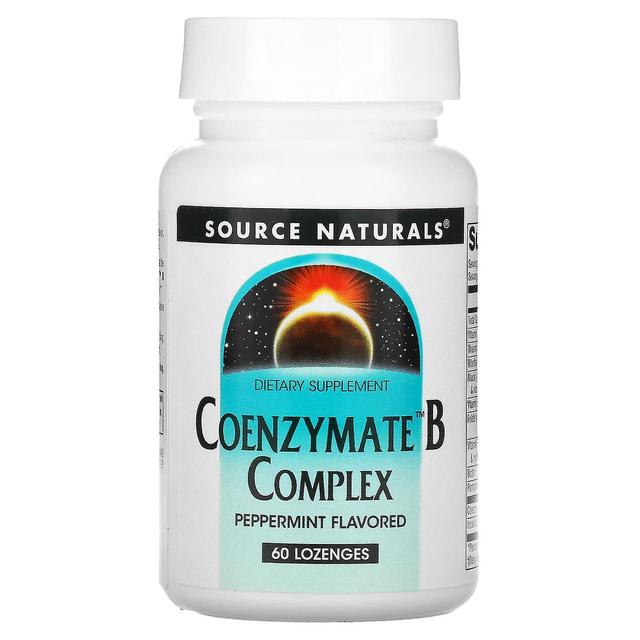 Source Naturals, Coenzymate B Complex, Peppermint, 60 Lozenges on Productcaster.