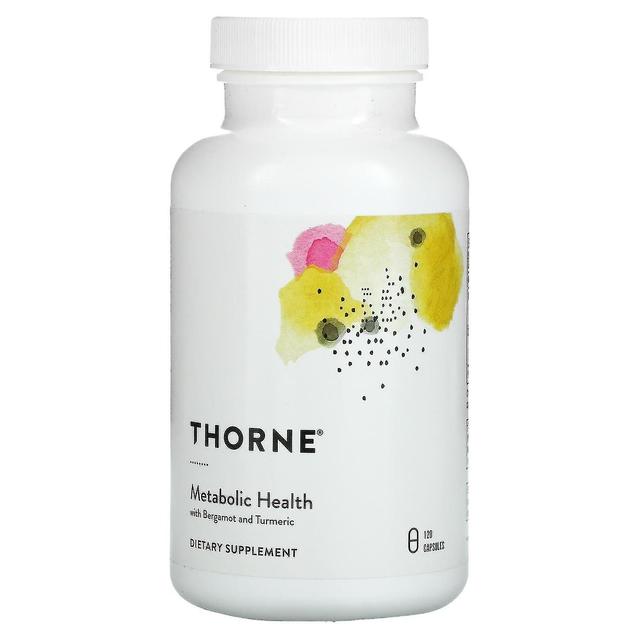 Thorne Research, Metabolic Health with Bergamot and Turmeric, 120 Capsules on Productcaster.