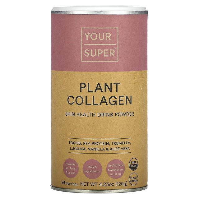 Your Super, Plant Collagen, Skin Health Drink Powder, 4.23 oz (120 g) on Productcaster.