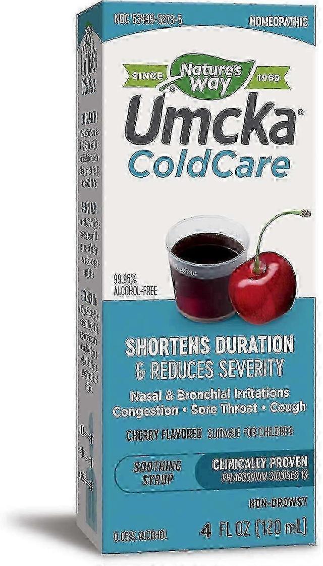 Nature's way umcka coldcare, soothing syrup, cherry, 4 oz on Productcaster.