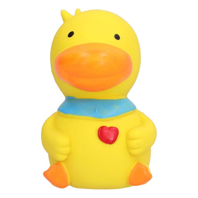 Waoniq Latex Duck Dog Toys Durable Cute Interactive Funny Squeak Duck Toys For Dog Puppy Chewing Playingyellow on Productcaster.