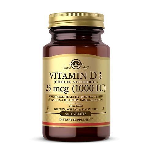 Solgar Vitamin D3 (Cholecalciferol), 1000 IE, 90 Tabletten (2er-Packung) on Productcaster.