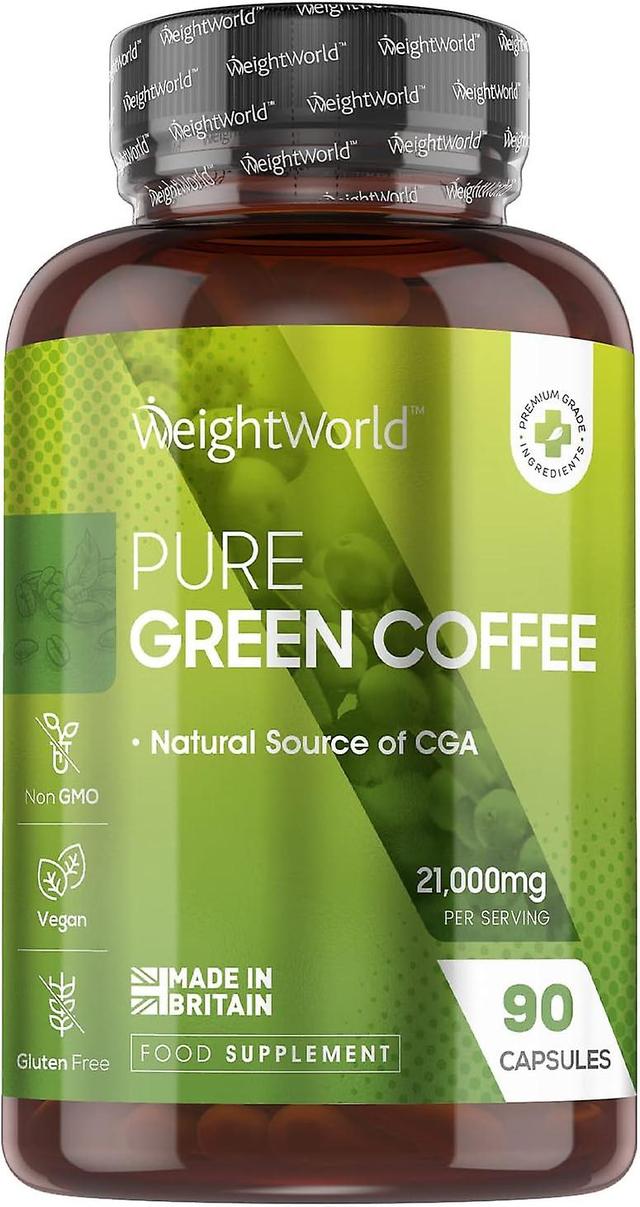 WeightWorld Green Coffee Pure 21000mg 90 kapslar on Productcaster.