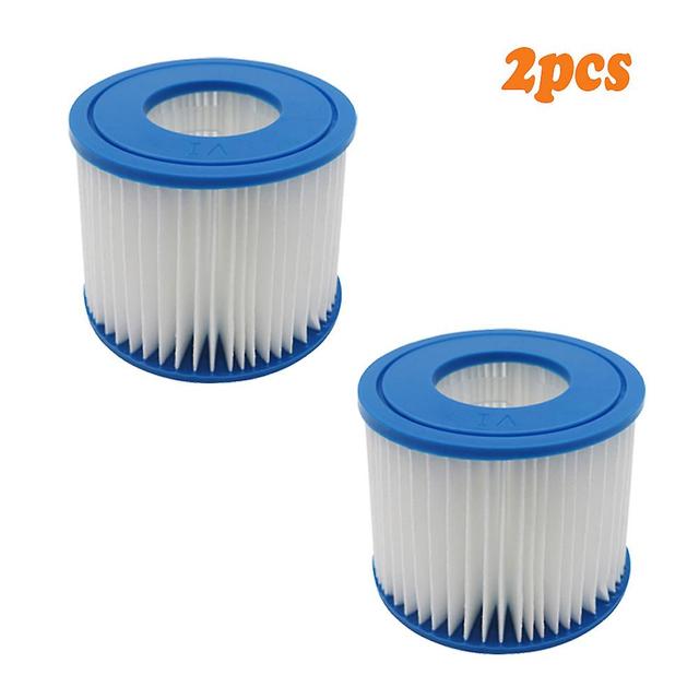 Replacement Swimming Pool Filter Fit For Flowclear Size Vi Filter Cartridge Lay-z-spa - Miami Vegas Palm Springs Paris 2 PCS on Productcaster.