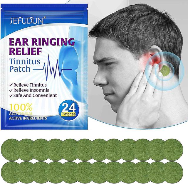 Tinnitus Relief Patches Natural Herbal Formula Relieves Earaches on Productcaster.