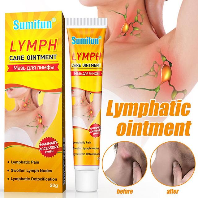 Besser 1/2 Stück Natürliche Brust Lymphcreme Lymphdrainage Salbe Hals Anti Schwellung Detox 20g 1Pc on Productcaster.