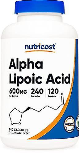 Alpha Lipoic Acid 240 Capsules 600mg Per Serving- on Productcaster.