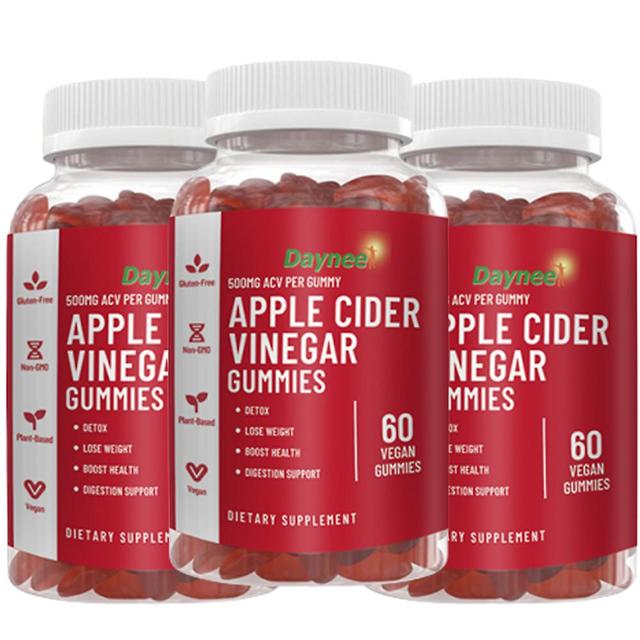 Biovitamine Apple Cider Vinegar Gummies - Natuurlijk gewichtsverlies, metabolisme boost, en spijsverteringsstelsel supplement 3PCS on Productcaster.