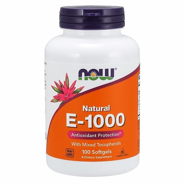 Now Foods E-1000 - 100% natuurlijke gemengde tocoferolen, 100 SOFTGELS (verpakking van 2) on Productcaster.