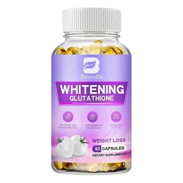 Eccpp Vegan Whitening Capsules Prevent Melanin Precipitation Effectively Remove Freckles Brighten Skin Glutathione Supplement 60 capsules on Productcaster.