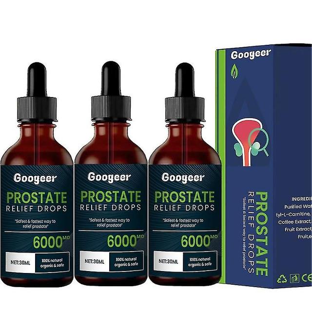 Tropfen zur Behandlung der Prostata ; Fortschrittliches Nahrungsergänzungsmittel zur Unterstützung der Prostatagesundheit 3pcs on Productcaster.