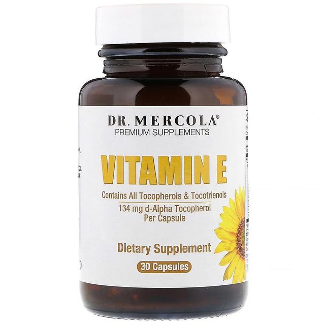 Dr. Mercola, Vitamina E, 30 Cápsulas on Productcaster.