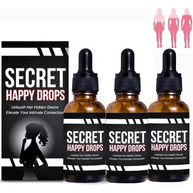 Secret Happy Drops, Oral Drops, Happy Hormones Drops, Oral Drops Women & Men, Enhancing Sensitivity Pleasure, Promoting Relaxation USG 2Pcs on Productcaster.