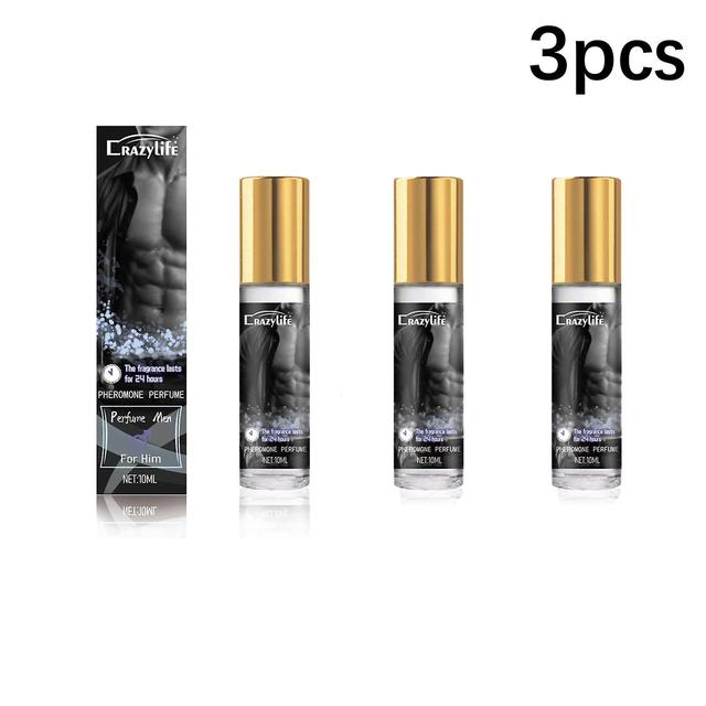 Crazylife Pheromones Dating Roll-on Parfüm für Männer und Frauen Hormon Paar Flirten Boudoir Parfüm Ätherisches Öl für Männer 10 ml (3 Stück) on Productcaster.