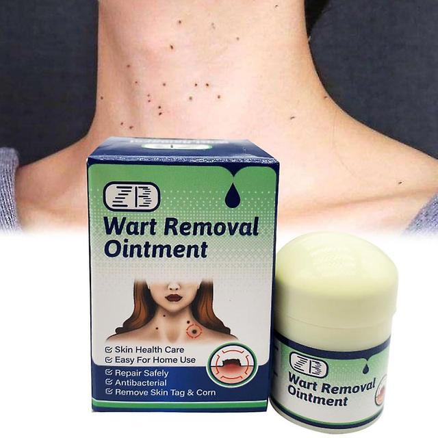 Qian Extracto de hierbas Gram Wart Crema para tratar lunares Piel Manchas oscuras Callos en la cara Gram Wart Crema Ungüento antibacteriano 1PCS on Productcaster.