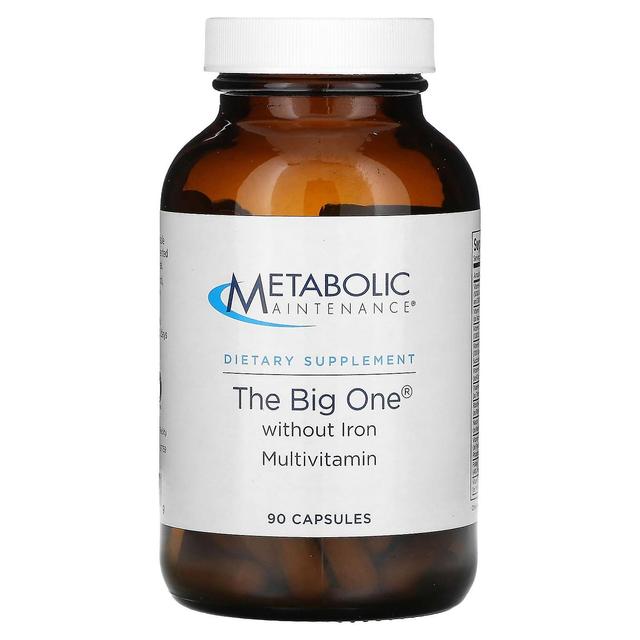 Metabolic Maintenance Manutenção metabólica, o grande sem multivitamínico de ferro, 90 cápsulas on Productcaster.