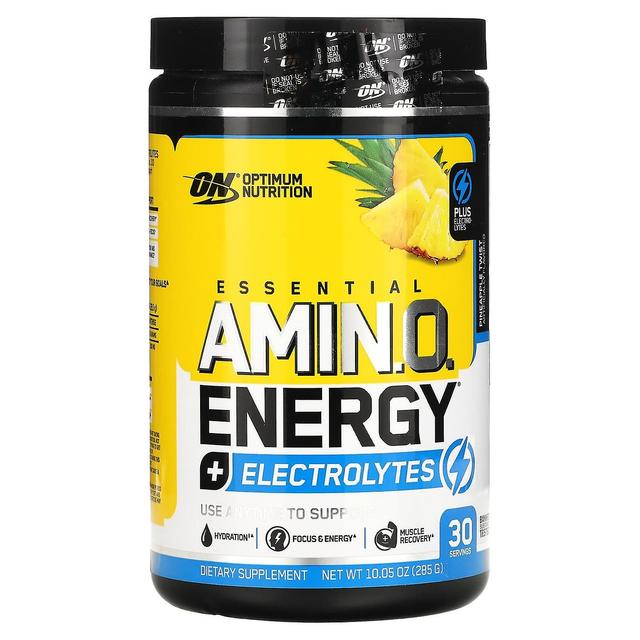 Optimum Nutrition, ESSENTIAL AMIN.O. ENERGY + ELECTROLYTES, Pineapple Twist, 10.05 oz (285 g) on Productcaster.