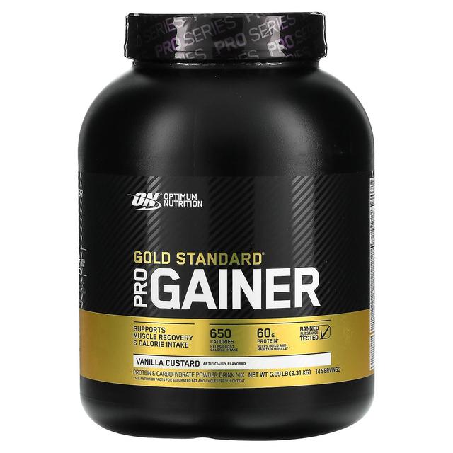 Optimum Nutrition, Gold Standard Pro Gainer, Creme de Baunilha, 2,31 kg (5,09 lbs) on Productcaster.