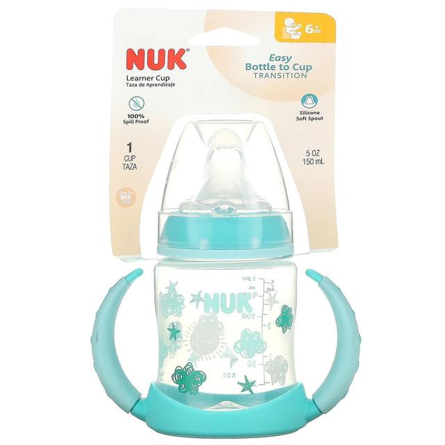 NUK, Learner Cup, 6+ månader, Aqua, 5 oz (150 ml) on Productcaster.