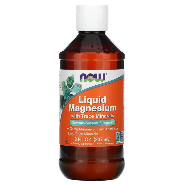 NOW Foods, Liquid Magnesium with Trace Minerals, 8 fl oz (237 ml) on Productcaster.