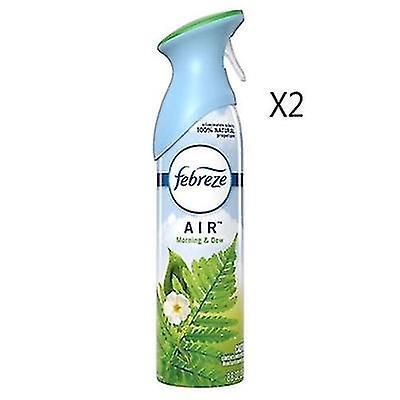 Febreze Odor Eliminating Air Freshener Air Morning And Dew 2 Packs on Productcaster.