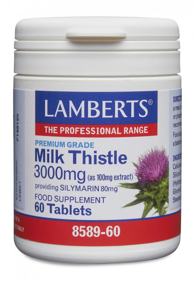 Lamberts milk thistle 3000mg (as 100mg extract) 60's on Productcaster.