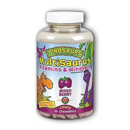 Kal MultiSaurus, Mixed Berry 90 Masticables (Pack de 6) on Productcaster.