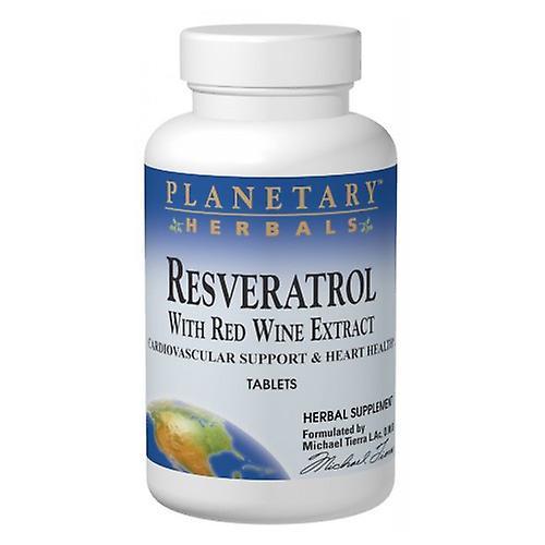 Planetary Herbals Resveratrol with Red Wine Extract, 60 Tabs (Pack of 1) on Productcaster.