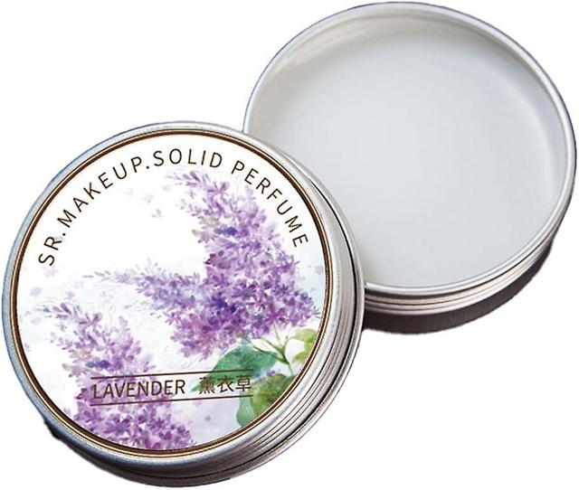 5 Pcs Lingshi Solid Perfume Balm - Long-Lasting Fragrances for Women (Lavender) on Productcaster.