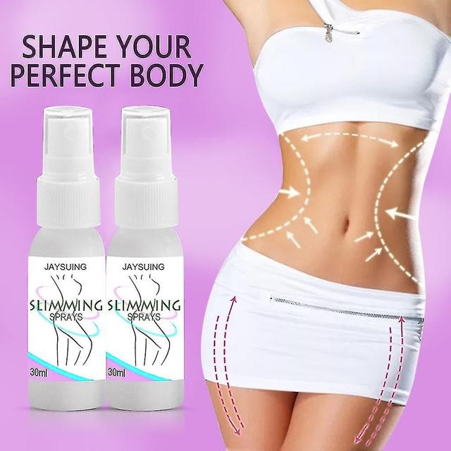 2pcs Body Cream Slim Slim Waist Beautiful Legs Reduce Tummy Fat Burning Spray on Productcaster.