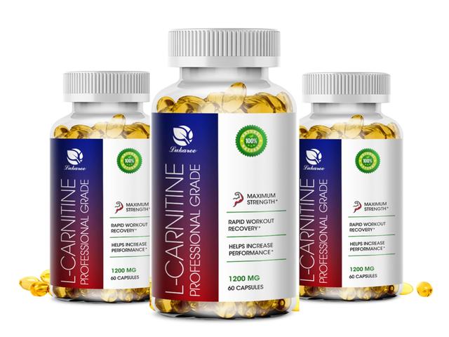 L-Carnitine Capsules Men's Ability Supplement Muscle Growth Fat Metabolism Weight and Body Management Power PerformanceTIB TIB . 3bottle of 60pcs on Productcaster.