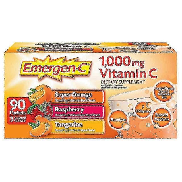 Emergen-c vitamínové c mix balíčky balenie, odroda, 90 ea on Productcaster.