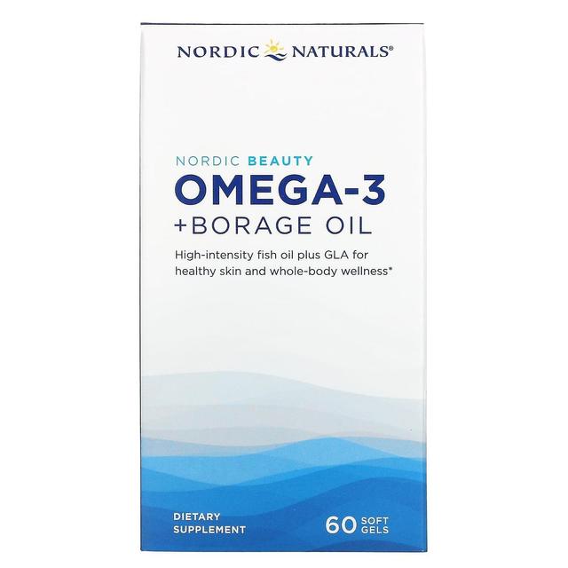 Nordic Naturals, Nordic Beauty, Omega-3 + Borage Oil, 60 Softgels on Productcaster.