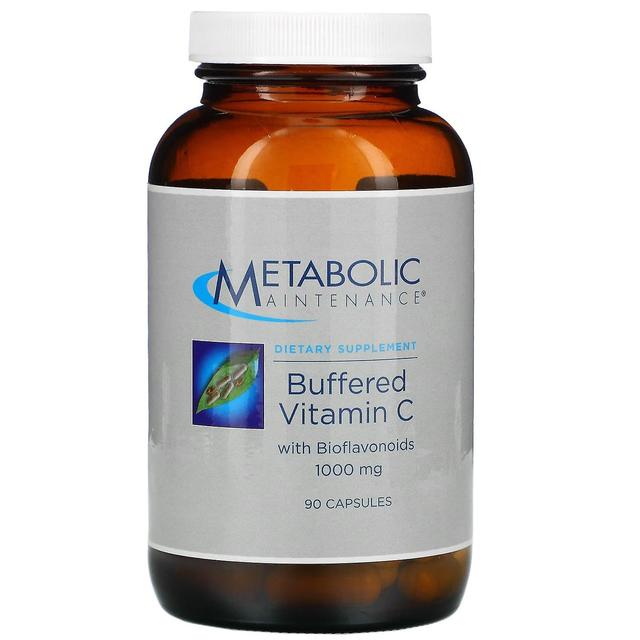 Metabolic Maintenance Metaboliskt underhåll, buffrat C-vitamin med bioflavonoider, 1,000 mg, 90 kapslar on Productcaster.