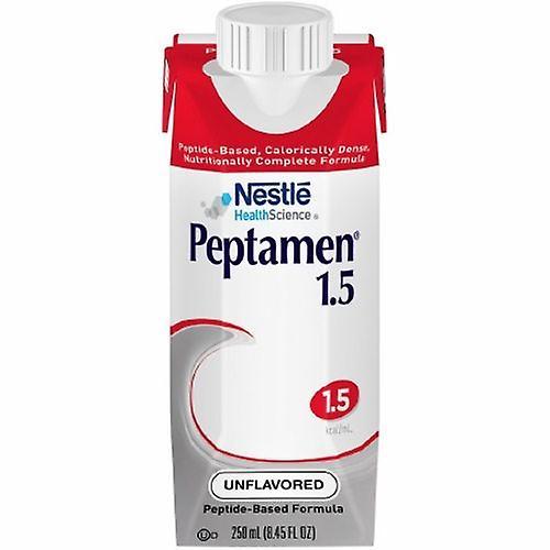 Nestle Healthcare Nutrition Tube Feeding Formula Peptamen 1.5 250 mL Carton Ready to Use Unflavored Adult, Count of 24 (Pack of 1) on Productcaster.