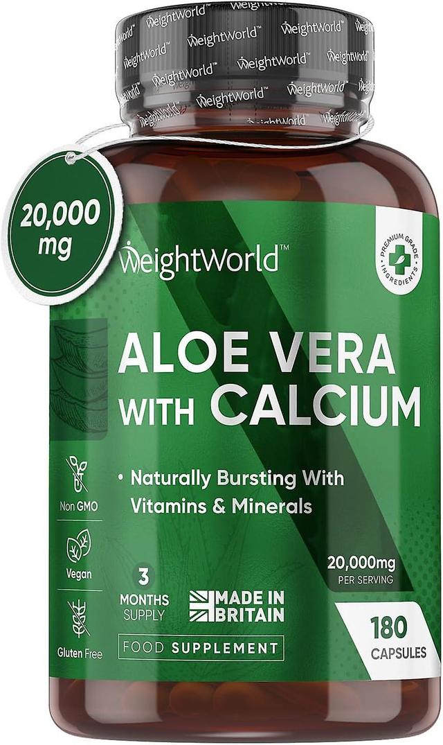 WeightWorld Aloe Vera s vápnikom 20000mg 180 Kapsuly on Productcaster.