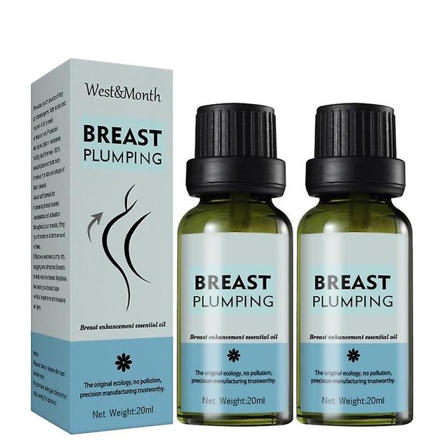 2x Aceite De Aumento De Senos Masajeador Sexy Aceites Esenciales Cuidado Corporal Aumento De La Elasticidad Potenciador Crema De Pecho Para Mujeres on Productcaster.