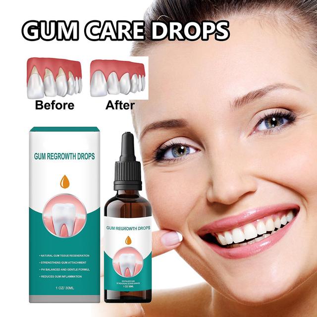 Haobuy Gum Regrowth Drops, Gum Relief Drops, Gum Regrowth Drops, Gum Treatment For Receding Gums, Oil Pulling For Teeth And Gums Rejuvenate Your Gu... on Productcaster.