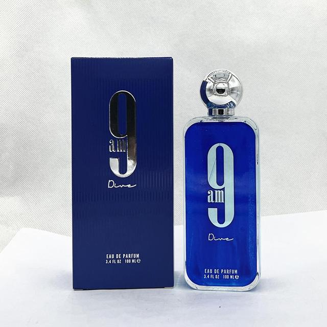 high-quality 9 Am Pour Femme Perfume, Long Lasting Fragrance 100ml Perfume For Men Spray BLUE on Productcaster.