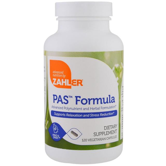 Zahler, PAS Formula, Advanced Polynutrient and Herbal Formulation, 120 Vegetaria on Productcaster.