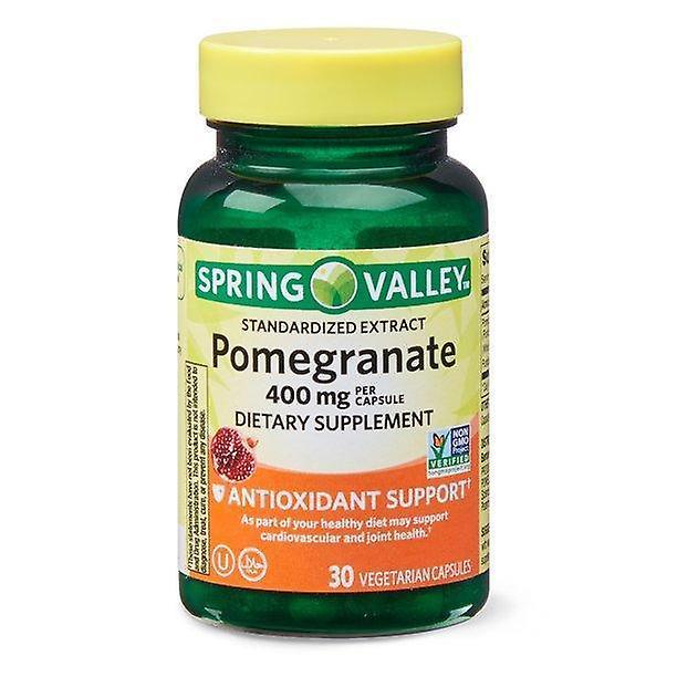 Spring valley pomegranate extract vegetarian capsules, 400 mg, 30 count on Productcaster.