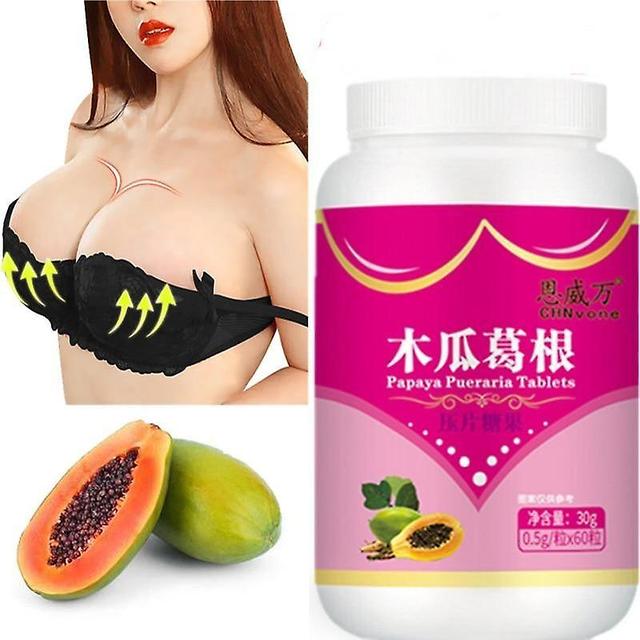 DeliaWinterfel Breast Enhancement Fuller Firmer Pills Papaya Pueraria Capsule on Productcaster.