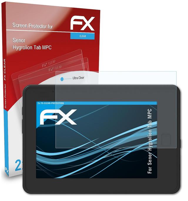 atFoliX 2x protective film compatible with Senor Hygrolion Tab MPC screen protector clear 01 FX-CLEAR on Productcaster.